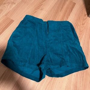 Wild Fable Teal High Waist Shorts